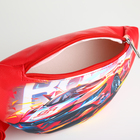 Сумка поясная детская на молнии, красная - Фото 3