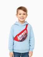 Сумка поясная детская на молнии, красная - Фото 4