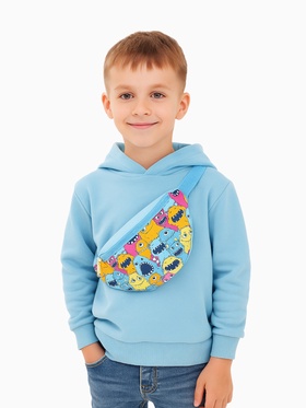 Сумка поясная детская на молнии, разноцветная  (артикул 10481734)  большой выбор товаров оптом и в розницу по низким ценам с доставкой