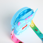 Сумка детская «Котейка», для девочки, поп ит, на молнии, голубая - Фото 4