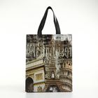 Сумка хозяйственная без застёжки, коричневая - Фото 2