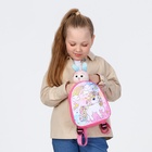 Рюкзак детский «Единорог», на молнии, «Выбражулька», 21×8×23 см, розовый  (артикул 10530033)  большой выбор товаров оптом и в розницу по низким ценам с доставкой