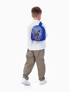 Рюкзак детский «Выбражулька», на молнии, размер 21×8×23 см, синий 10530053