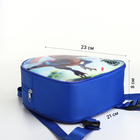 Рюкзак детский на молнии, "Выбражулька", цвет синий - фото 12120438