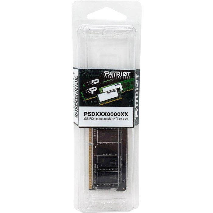 Память DDR4 16GB 3200MHz Patriot PSD416G320081S Signature RTL PC4-25600 CL22 SO-DIMM 260-pi   106683 - фото 51597767