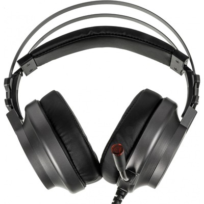 Наушники с микрофоном A4Tech Bloody J527, USB, мониторные, оголовье, провод 2 м, серые