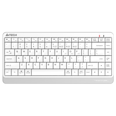 Клавиатура A4Tech Fstyler FBK11 белый/серый USB беспроводная BT/Radio slim (FBK11 WHITE)