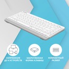 Клавиатура A4Tech Fstyler FBK11 белый/серый USB беспроводная BT/Radio slim (FBK11 WHITE) - Фото 3