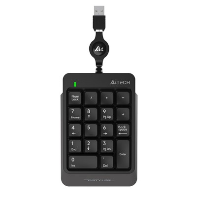 Числовой блок A4Tech Fstyler FK13 серый USB slim для ноутбука