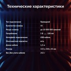 Игровой блок Оклик 703GK черный USB for gamer LED (подставка для запястий) (1533151) - Фото 5