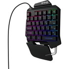 Игровой блок Оклик 703GK черный USB for gamer LED (подставка для запястий) (1533151) - Фото 10