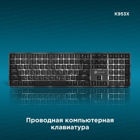 {{photo.Alt || photo.Description || 'Клавиатура Oklick K953X, механическая, USB, с подсветкой, чёрный/серый (1901086)'}}