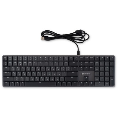 Клавиатура Oklick K953X, механическая, USB, с подсветкой, чёрный/серый (1901086)