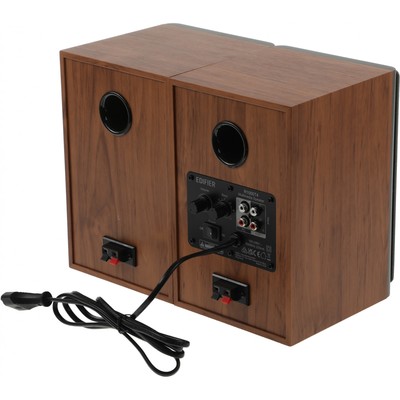 Колонки Edifier R1000T4, формат акустики 2.0, 24 Вт, МДФ, от сети, коричневый