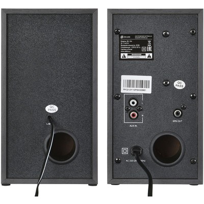 Колонки Оклик OK-164 2.0 черный 30Вт