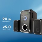 Колонки Оклик OK-699A 2.1 черный 90Вт BT - фото 51599418