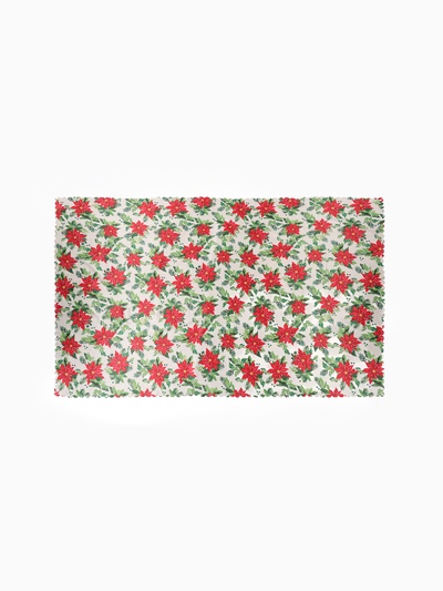 Скатерть новогодняя «Доляна» Christmas flowers, размер 145×220 см
