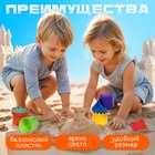 Пирамидка детская, стаканчики для песка, пластик, 32 см - Фото 5