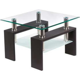 Журнальный стол ST-052 ЛДСП/металл, венге 60x60x45 см