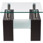 Журнальный стол ST-052 ЛДСП/металл, венге 60x60x45 см - фото 121970166