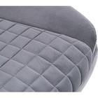 Кресло для руководителя Herd металл/велюр, хром/темно-серый 68x73x117 см 10510882