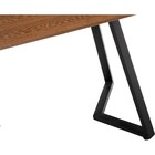 Обеденный стол Kont металл, черный 80x120x75 см - Фото 4