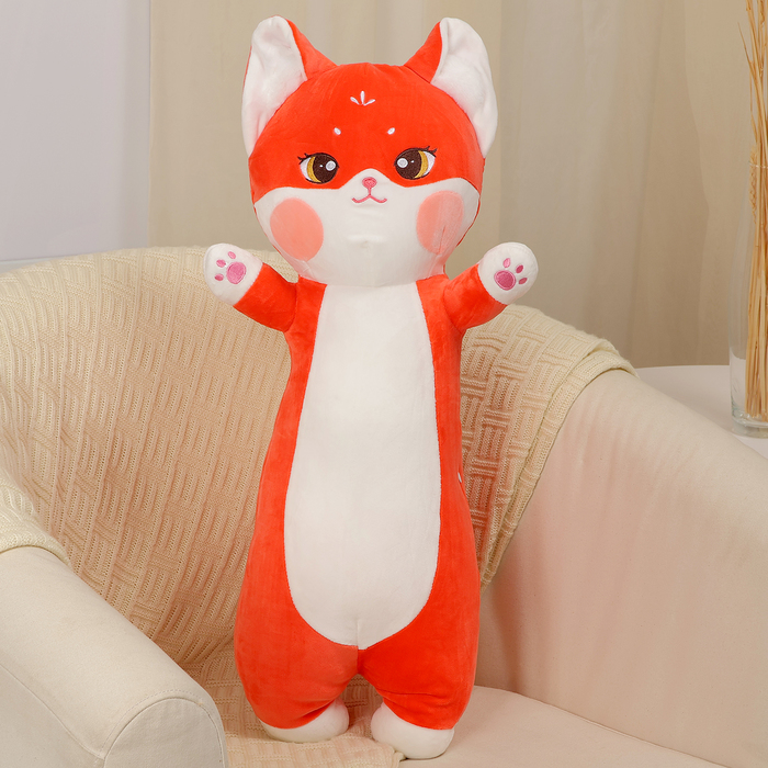 

Мягкая игрушка-подушка «Дерзкий кот», 80 см, цвет красный