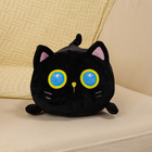 Мягкая игрушка "Кот", 23  см, цвет черный - фото 4643597