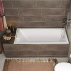 Ванна акриловая 1MarKa Aelita, 170×75 см, Slim, без каркаса и панели  (артикул 10671457)  большой выбор товаров оптом и в розницу по низким ценам с доставкой