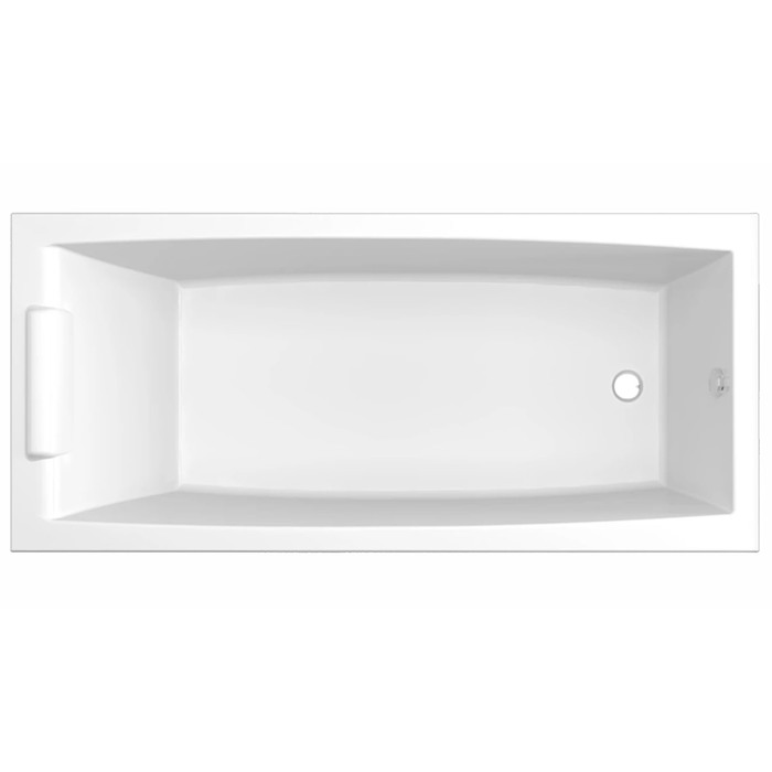 Ванна акриловая 1MarKa Aelita, 180×80 см, Slim, без каркаса и панели - Фото 1