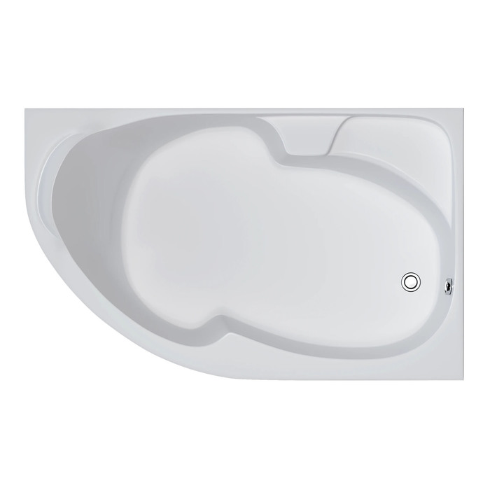 Ванна акриловая 1MarKa DIANA, 150×90 см, правая, без каркаса и панели - Фото 1