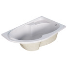 Ванна акриловая 1MarKa DIANA, 150×90 см, правая, без каркаса и панели - Фото 2