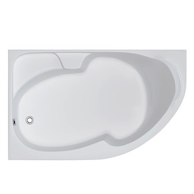 Ванна акриловая 1MarKa DIANA, 160×100 см, левая, без каркаса и панели  (артикул 10671477)  большой выбор товаров оптом и в розницу по низким ценам с доставкой