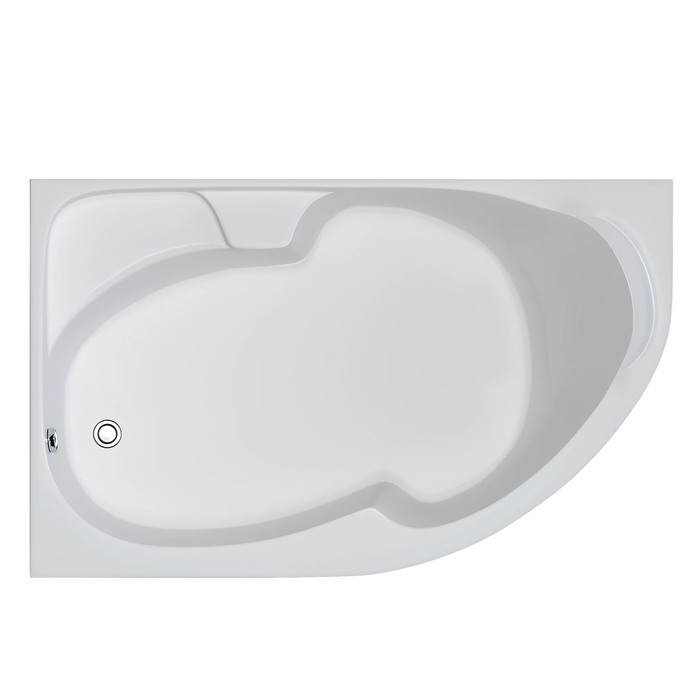 Ванна акриловая 1MarKa DIANA, 160×100 см, левая, без каркаса и панели