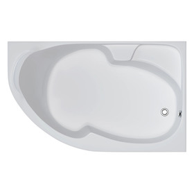 Ванна акриловая 1MarKa DIANA, 160×100 см, правая, без каркаса и панели  (артикул 10671478)  большой выбор товаров оптом и в розницу по низким ценам с доставкой