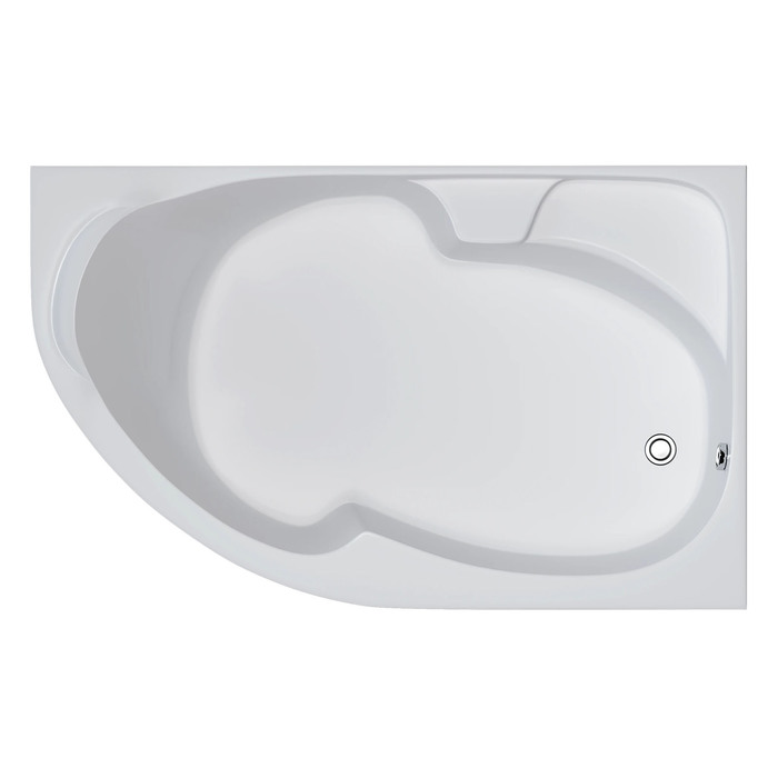 Ванна акриловая 1MarKa DIANA, 160х100 см, правая, без каркаса и панели - Фото 1