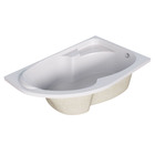 Ванна акриловая 1MarKa DIANA, 160×100 см, правая, без каркаса и панели - Фото 2