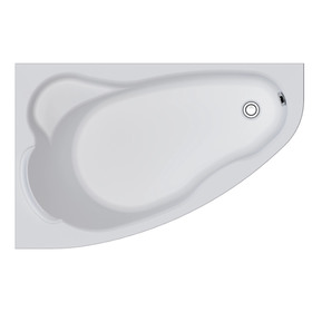 Ванна акриловая 1MarKa LIL, 140×90 см, левая, без каркаса и панели  (артикул 10671484)  большой выбор товаров оптом и в розницу по низким ценам с доставкой