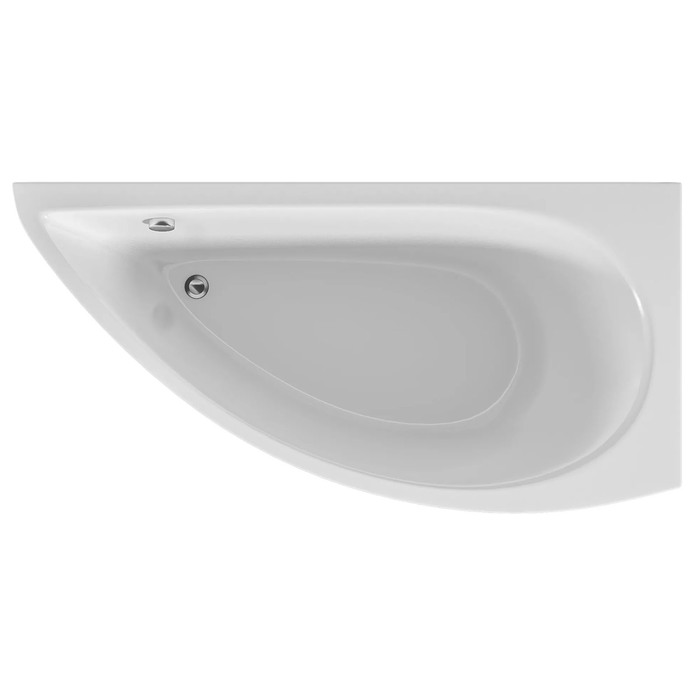 Ванна акриловая 1MarKa Piccolo, 150×75 см, правая, без каркаса и панели