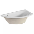 Ванна акриловая 1MarKa Piccolo, 150×75 см, правая, без каркаса и панели - Фото 2