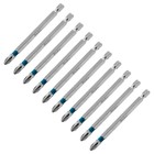 Набор бит Gross, сталь S2, PH2 х 90 мм, 10 шт. - Фото 4