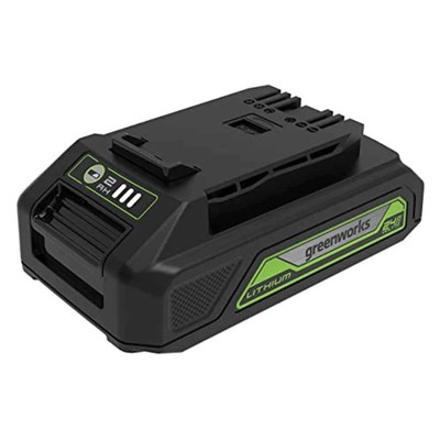 Аккумулятор Greenworks G24USB2, 24 В, 2 Ач, Li-Ion, с USB разъемом, индикатор заряда