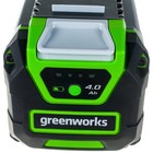 Аккумулятор Greenworks G40B4, 40 В, 4 Ач, Li-Ion, индикатор заряда, 1.34 кг - Фото 5