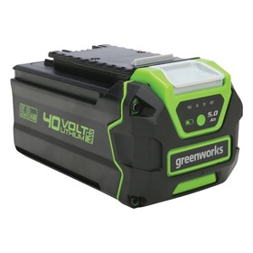 Аккумулятор Greenworks G40B5, 40 В, 5 Ач, Li-Ion, индикатор заряда, 1.45 кг