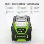 Аккумулятор Greenworks G40USB4, 40 В, 4 Ач, Li-Ion, с USB разъемом, индикатор заряда - Фото 5