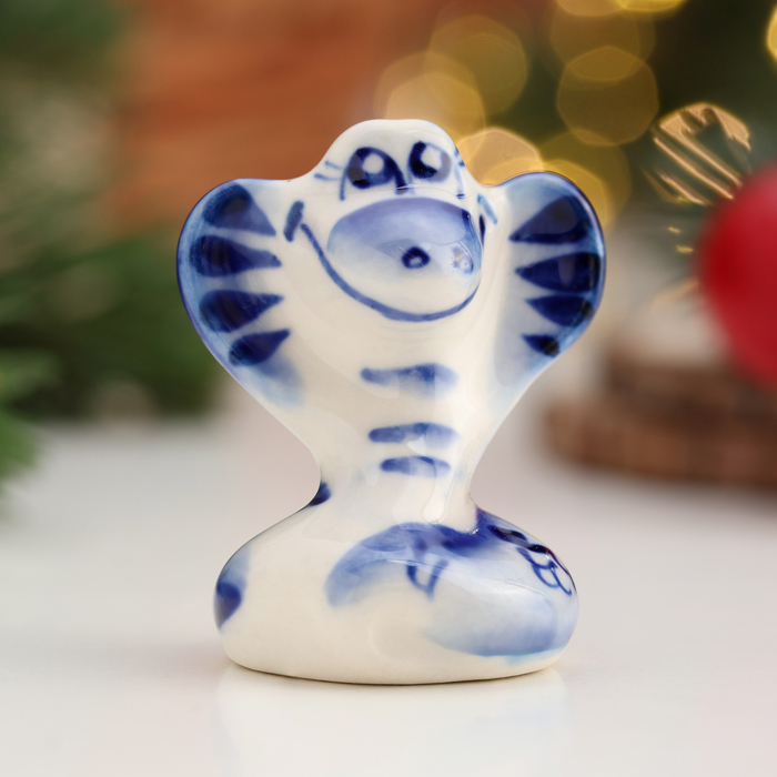 Фигурка фарфор гжель «Змей Гоша», 4 см - Фото 1