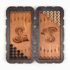 Нарды деревянные большие, настольная игра «Змея», 45×45 см - Фото 4