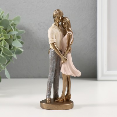 Фигурка полистоун «Пара в объятиях друг друга», 6×4×15 см