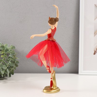 Фигура полистоун «Балерина в красном», 15×6.5×31.5 см