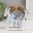 Фигурка полистоун «Ангелочки в голубых платьях», 12.5×7×12 см - Фото 3